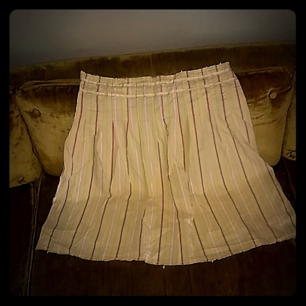 Striped pastel skirt